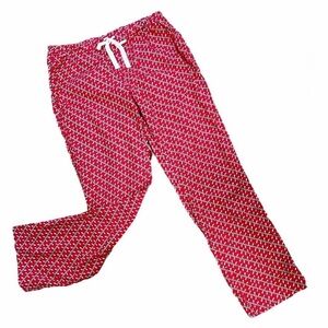 VINEYARD VINES Holiday Cotton Lounge Pants Christmas Light Print Size Medium